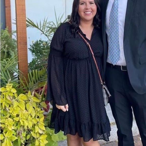 torrid Dresses & Skirts - Torrid black bell sleeve dress